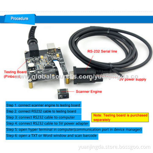 1D 2D OEM Smallest 2D Barcode Scanner PDF417, Best Choice for Smartphone and PDA